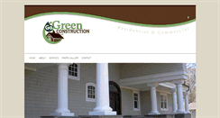 Desktop Screenshot of gogreen-construction.com