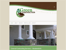 Tablet Screenshot of gogreen-construction.com